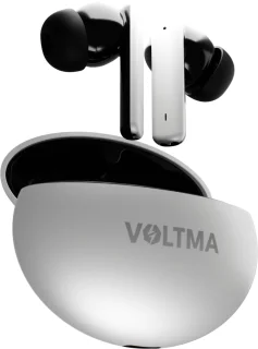 Voltma Sonic Volt Draadloze Oordopjes Wit Metallic