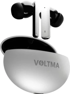Voltma Sonic Volt Draadloze Oordopjes Wit Metallic