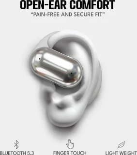 Voltma VoltFit Draadloze Open Ear Oordopjes Wit