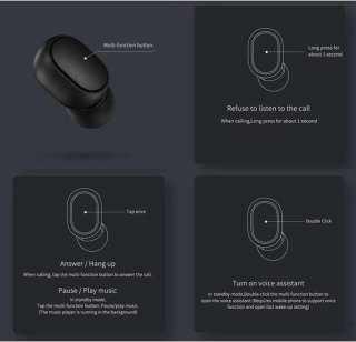 Xiaomi Mi Airdots Bluetooth Headset Zwart
