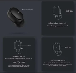 Xiaomi Mi Airdots Bluetooth Headset Zwart