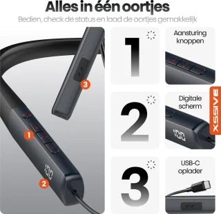 Xssive BTNB01 Nekband Oordopjes