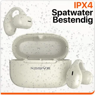 Xssive Open Ear Draadloze Oortjes Beige Bluetooth 5.3