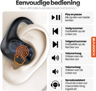 Xssive OWS1 Sport Bluetooth 5.3 Oordopjes met Oorhaak