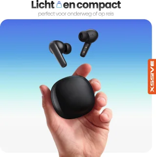 Xssive TWS13 Draadloze In-Ear Oordopjes Zwart