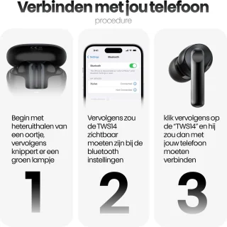 Xssive TWS14 Draadloze True Wireless Earbuds