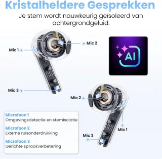 Xssive TWS15 Draadloze Bluetooth Oordopjes