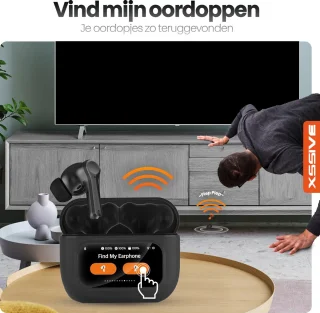 Xssive TWS16 Draadloze Oordopjes Zwart