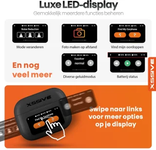 Xssive TWS16 Draadloze Oordopjes Zwart