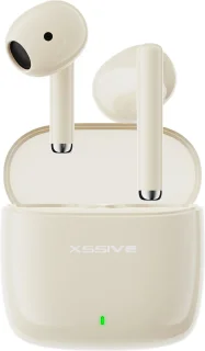 Xssive TWS18 Draadloze oordopjes - Cremé beige