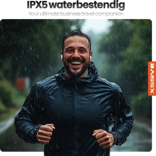 Xssive TWS7 Draadloze Bluetooth Sport Oordopjes Wit