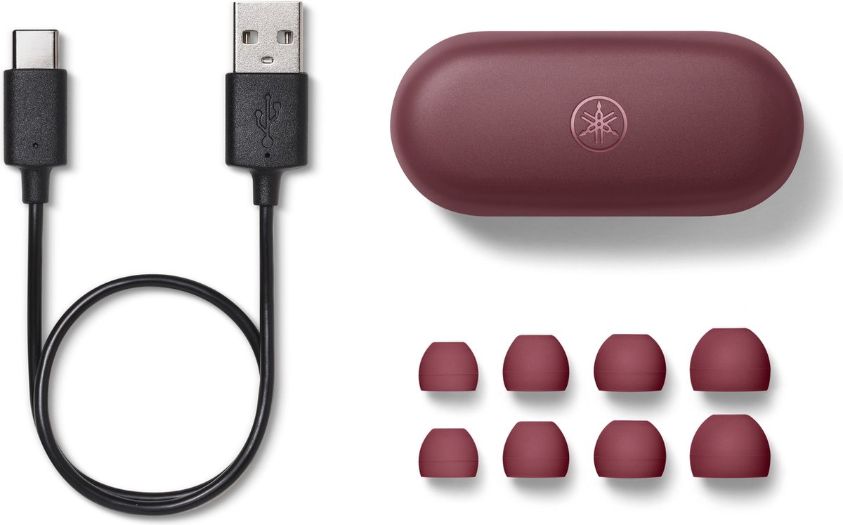 Yamaha TW-E3C Bluetooth Draadloze In-Ear Oordopjes Grijs