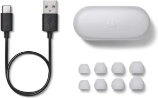 Yamaha TW-E3C Bluetooth Draadloze In-Ear Oordopjes Grijs