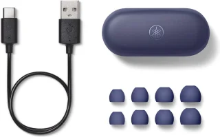 Yamaha TW-E3C Bluetooth in-ear oordopjes blauw