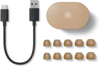 Yamaha TW-E7B In-Ear True Wireless Headphones Beige