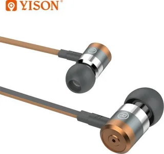 Yison EX900 In-Ear Oordopjes 3.5mm Jack Zwart