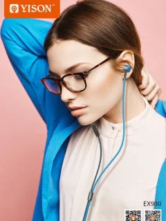 Yison EX900 In-Ear Oordopjes 3.5mm Jack Zwart