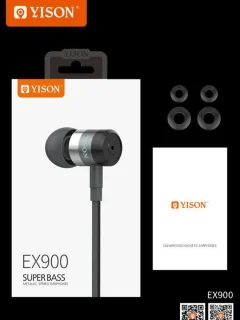 Yison EX900 In-Ear Oordopjes 3.5mm Jack Zwart