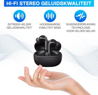 Yurda Draadloze Bluetooth Oordopjes Zwart