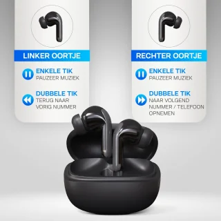 Yurda Draadloze Bluetooth Oordopjes Zwart