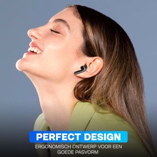 Yurda Draadloze Bluetooth Oordopjes Zwart