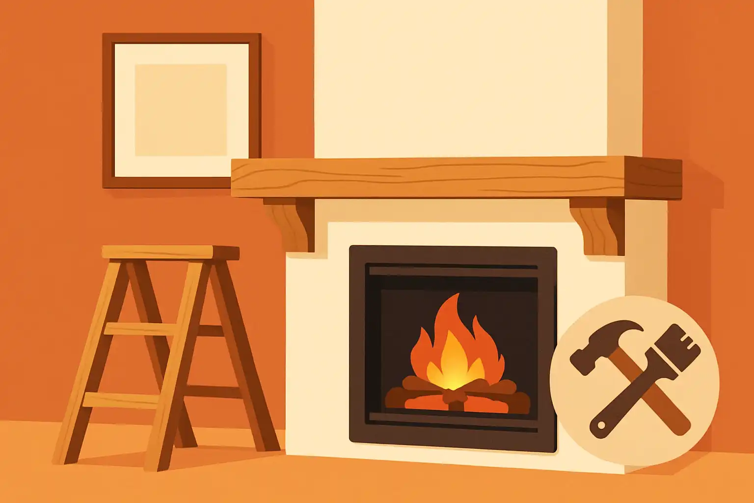 Bouw een unieke haardmantel: makkelijke DIY-projecten voor je elektrische haard