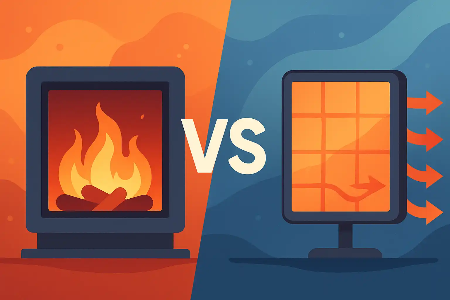 Elektrische haard of infraroodpaneel: kies je voor sfeer of voor efficiënte verwarming?