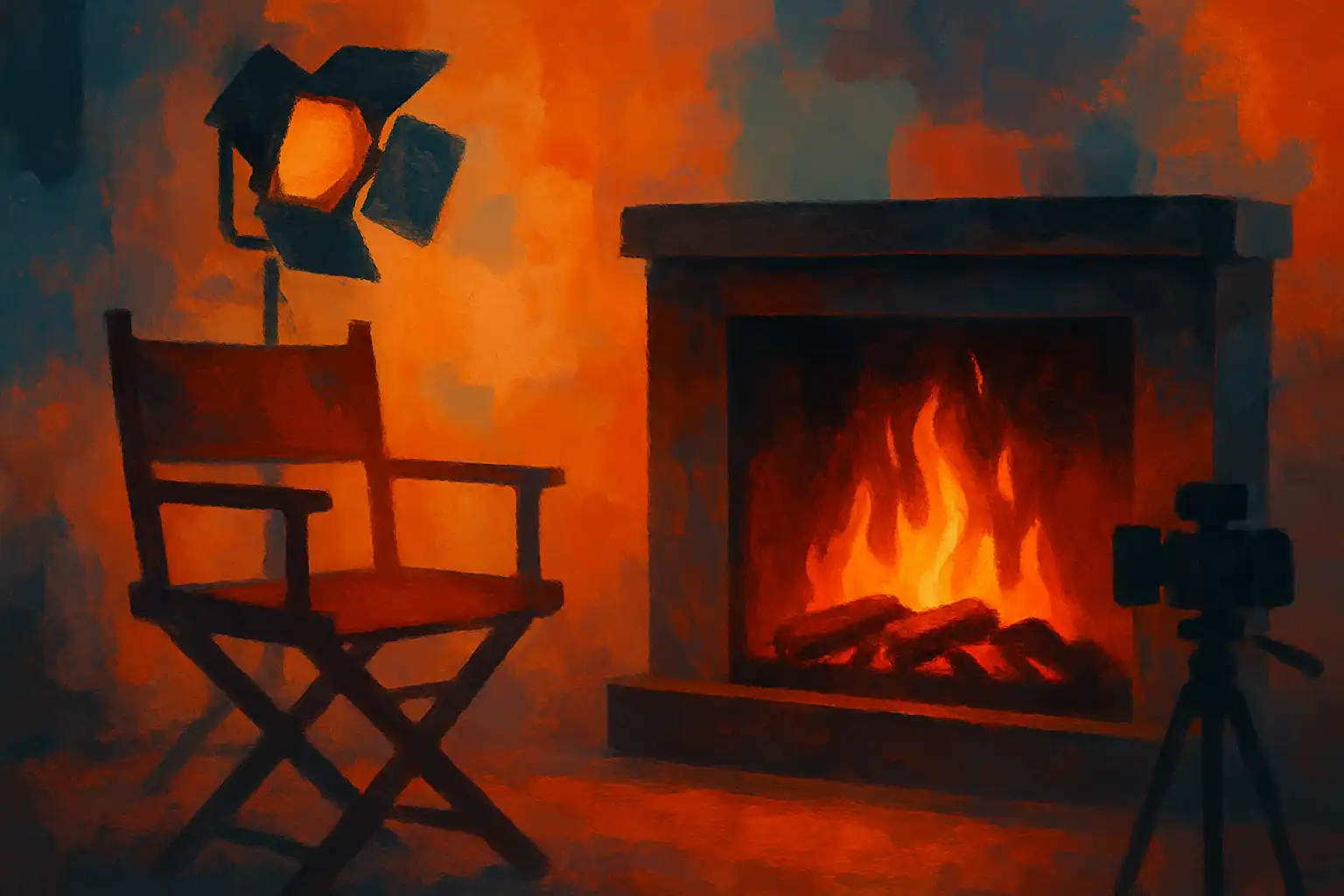 Hoe filmsetontwerpers elektrische haarden gebruiken om sfeer en emotie te creëren