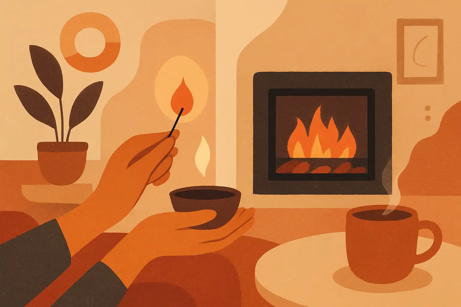 Zo creëer je haardrituelen: kleine ceremonies rond je elektrische haard voor meer rust en verbinding