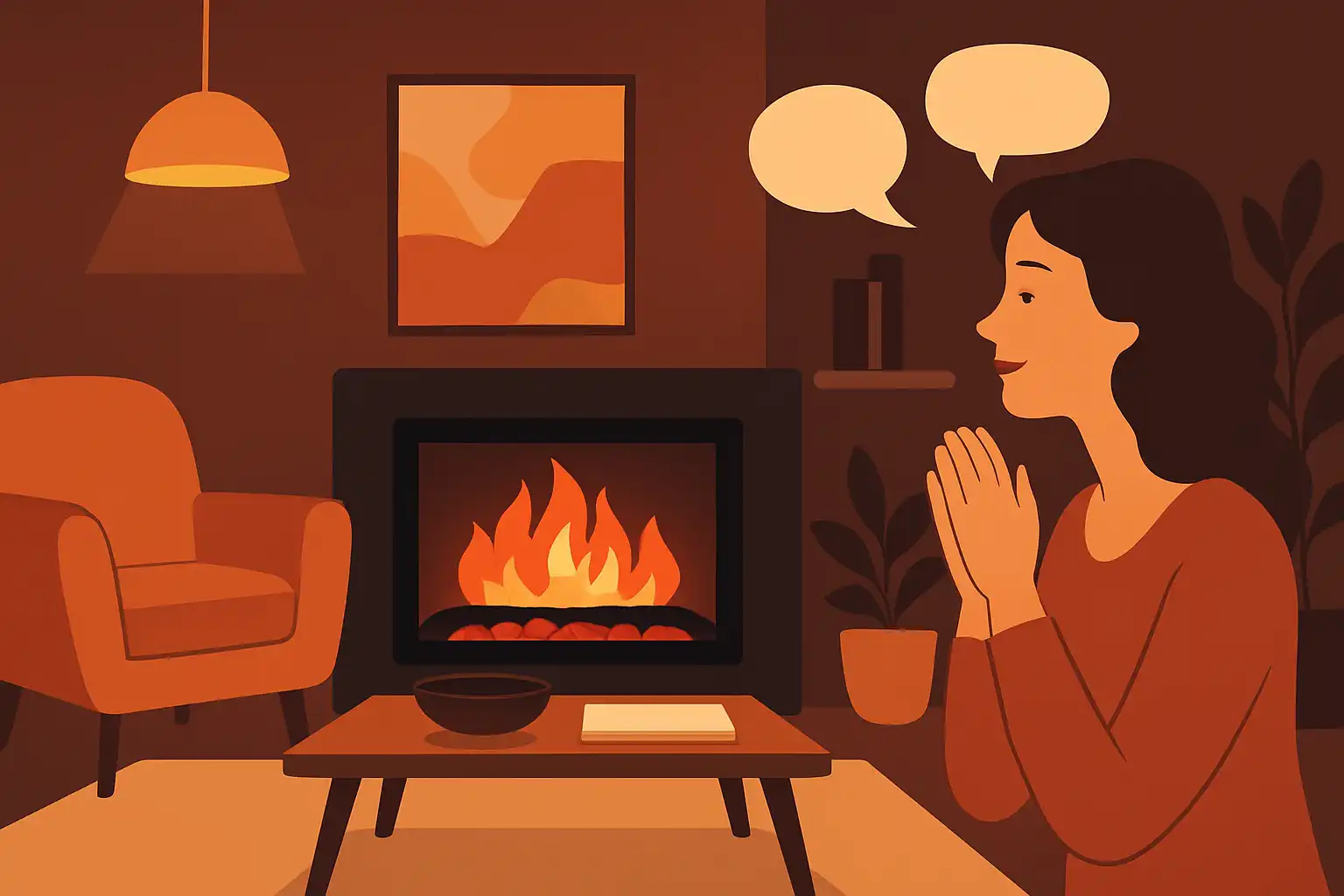 Zo gebruik je je elektrische haard om je huis gezelliger te maken voor gasten: psychologie en praktische tips