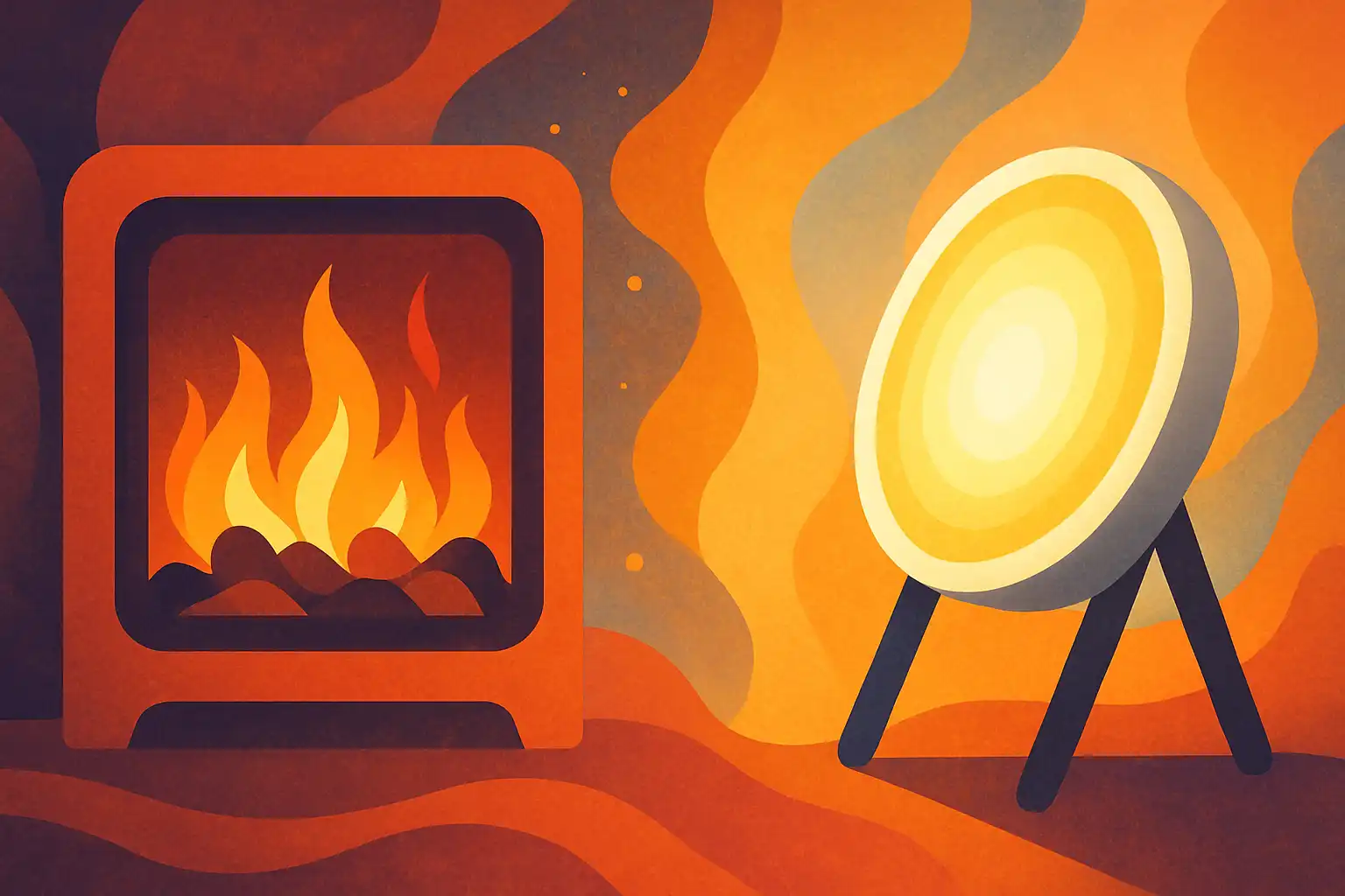 Zo gebruik je je elektrische haard tegen de winterblues: combineer sfeer met lichttherapie