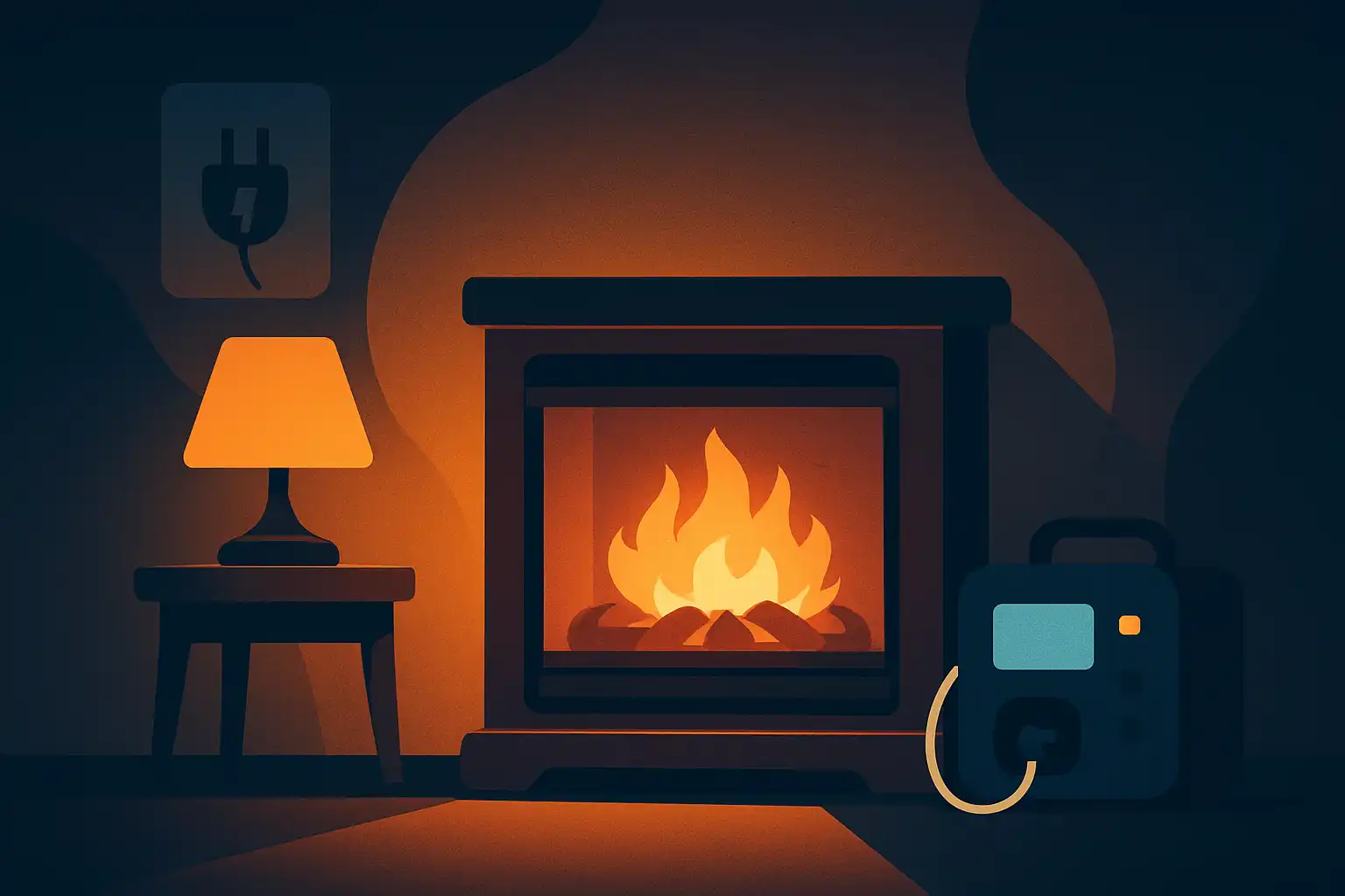 Zo houd je sfeer tijdens stroomuitval: slimme back-upoplossingen voor je elektrische haard