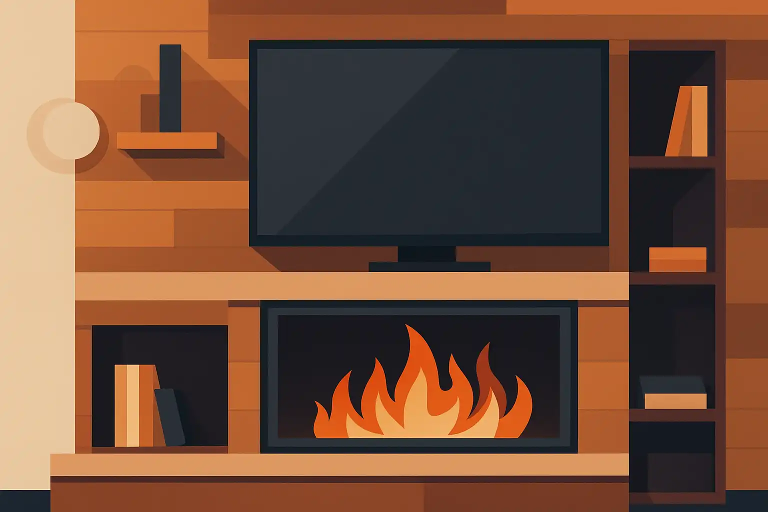 Zo maak je van je elektrische haard een multifunctionele mediawand