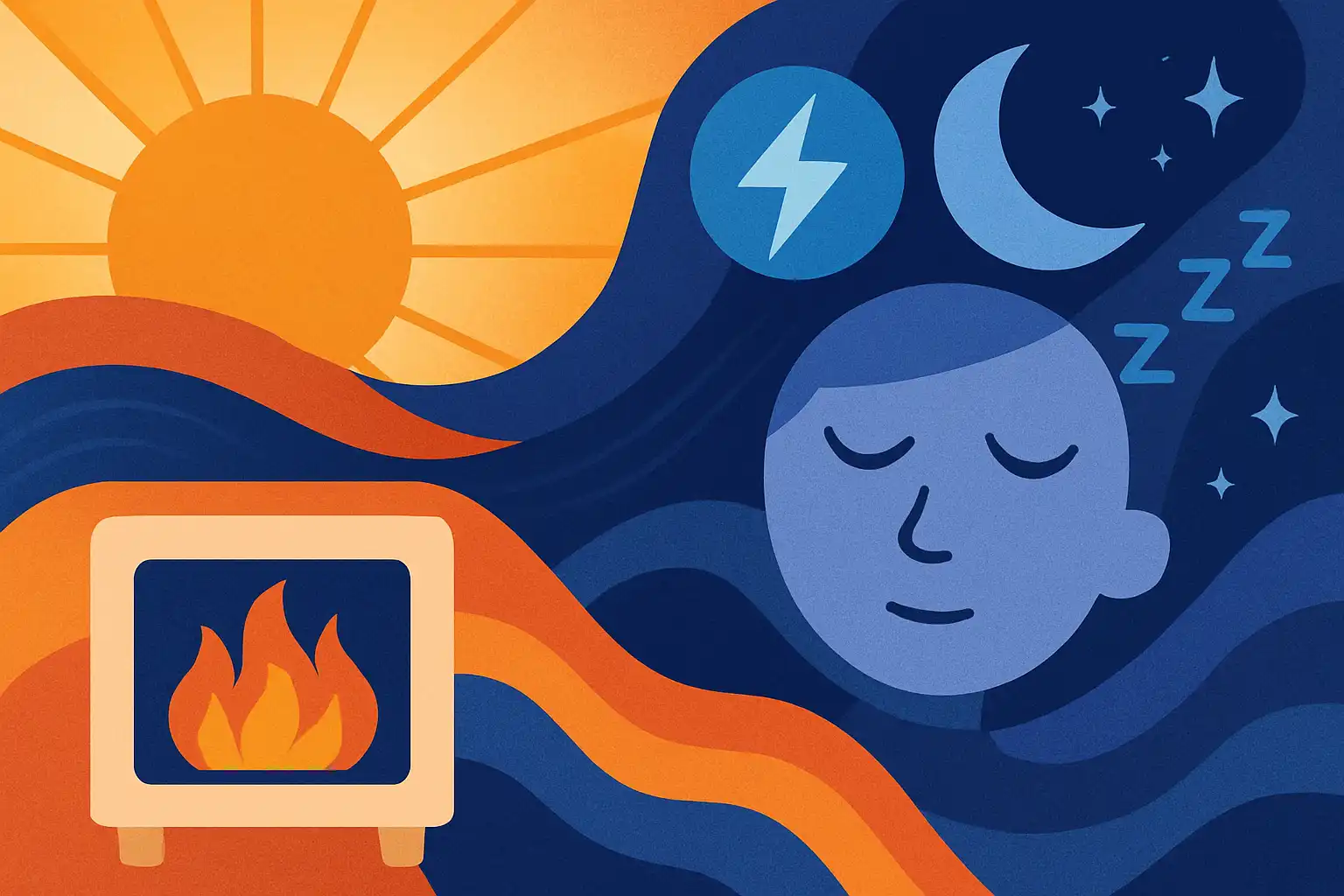 Zo synchroniseer je je elektrische haard met je dag‑nachtritme voor beter slapen en meer energie