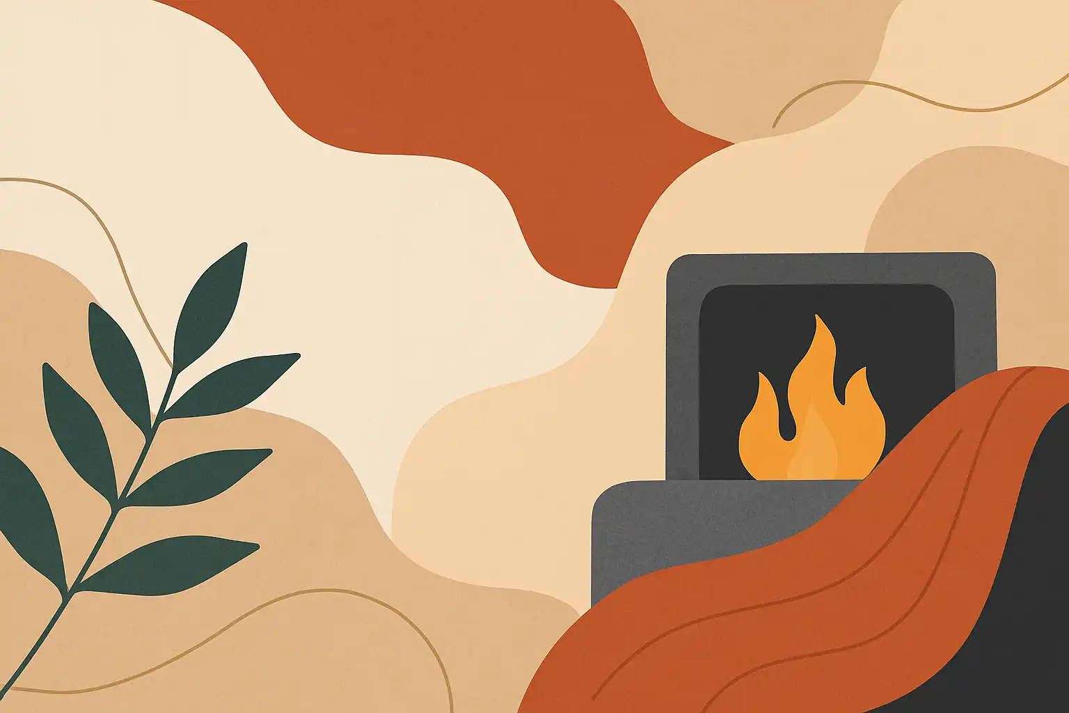 Zo verberg je je elektrische haard (stijlvol) wanneer je hem niet gebruikt