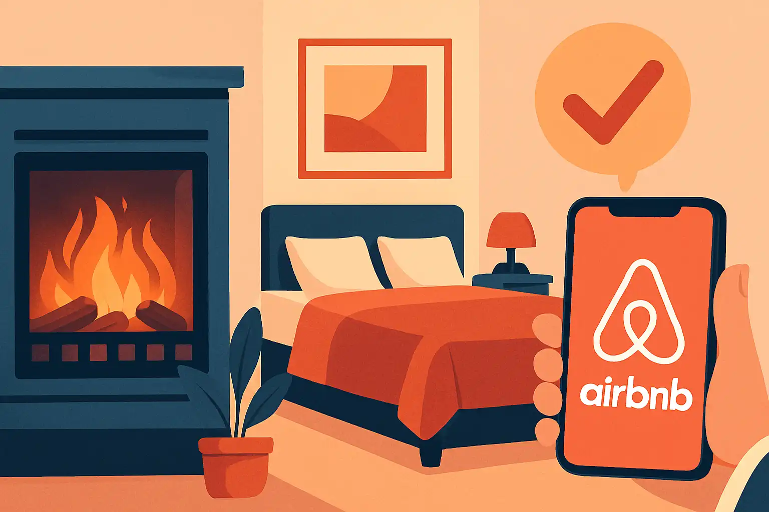 Zo verhoog je Airbnb-boekingen met een elektrische haard: tips voor gastvrije hosts