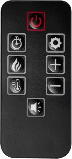 Elektrische Sfeerhaard – Vrijstaand – 1800W – LED Vlameffect met Geluid – 12 Warmtestanden – Timer – Afstandsbediening – Klassiek Design – Wit MDF – 104cm