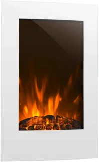 Elektrische wandhaard met vlamsimulatie en afstandsbediening - 1000W/2000W