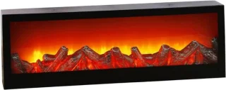 DailySupplies® Sfeerhaard Elektrisch - Tafelhaard voor Binnen & Buiten - Sfeerhaarden met Schouw - 60x20 CM