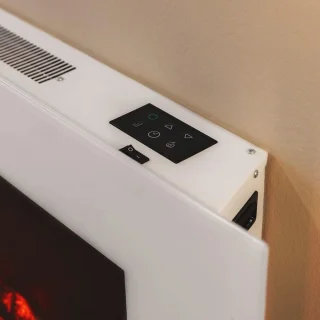 Elektrische open haard 26 inch met Wifi, afstandsbediening en regelbare vlam