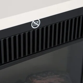 Elektrische Kachel Met Vlameffect - 1200 W - Vrijstaand En Modern Ontwerp
