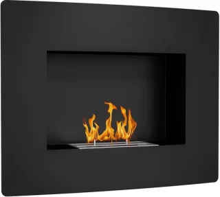 Betaalbare Goederen® elektrische kachel - zwart - hout - sfeerhaard - openhaard kast - winter - gezelligheid - woonkamer - opbergruimte