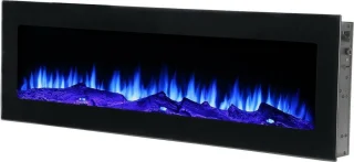 Elektrische LED inbouw haard "Cortina" 110x35x12,5cm