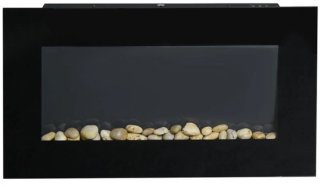 Sfeerhaard Elektrisch - Haard met Verwarming - LED-vlameffect - 1000/2000W - Openhaard - Decoratieve Haardkachel - Kachel Vrijstaand - Stijlvolle Uitstraling - Zwart review