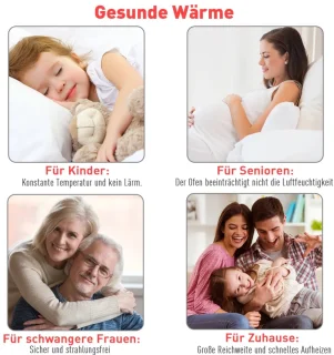 Sfeerhaard Elektrisch - Haard met Verwarming - LED-vlameffect - 600/1200W - Openhaard - Decoratieve Haardkachel - Kachel Vrijstaand - Wit - 34x17x25 cm