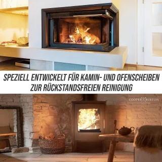 Haardglasreiniger en schoorsteenreiniger 05 kg - Professionele roetreiniger voor open haarden - Cooper & BURT0N Elektrische haard
