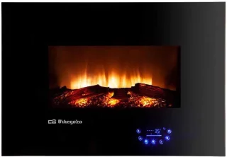 Elektrische Open Haard met Instelbare Vlamdikte en Afstandsbediening 1800W