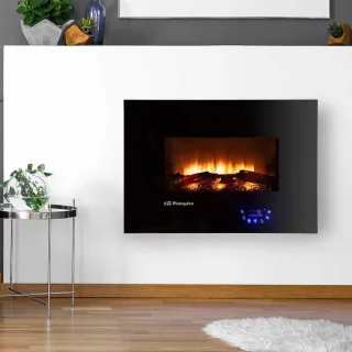 Elektrische Open Haard met Instelbare Vlamdikte en Afstandsbediening 1800W