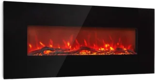 Elektrische haard met vlameffect en afstandsbediening | 1600 Watt | Wandmontage | 128 cm breed