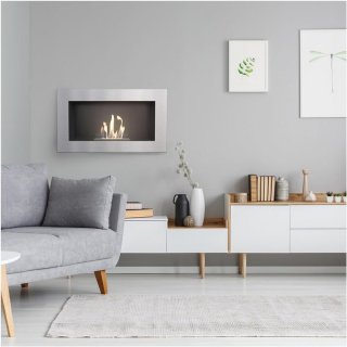 Wat vinden we goed aan de Decoratieve biohaard Wandhaard Zwart - Geclosed - 374mm x 648mm - TÜV Getest